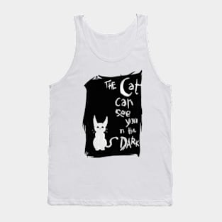 Cat in the Dark Tank Top